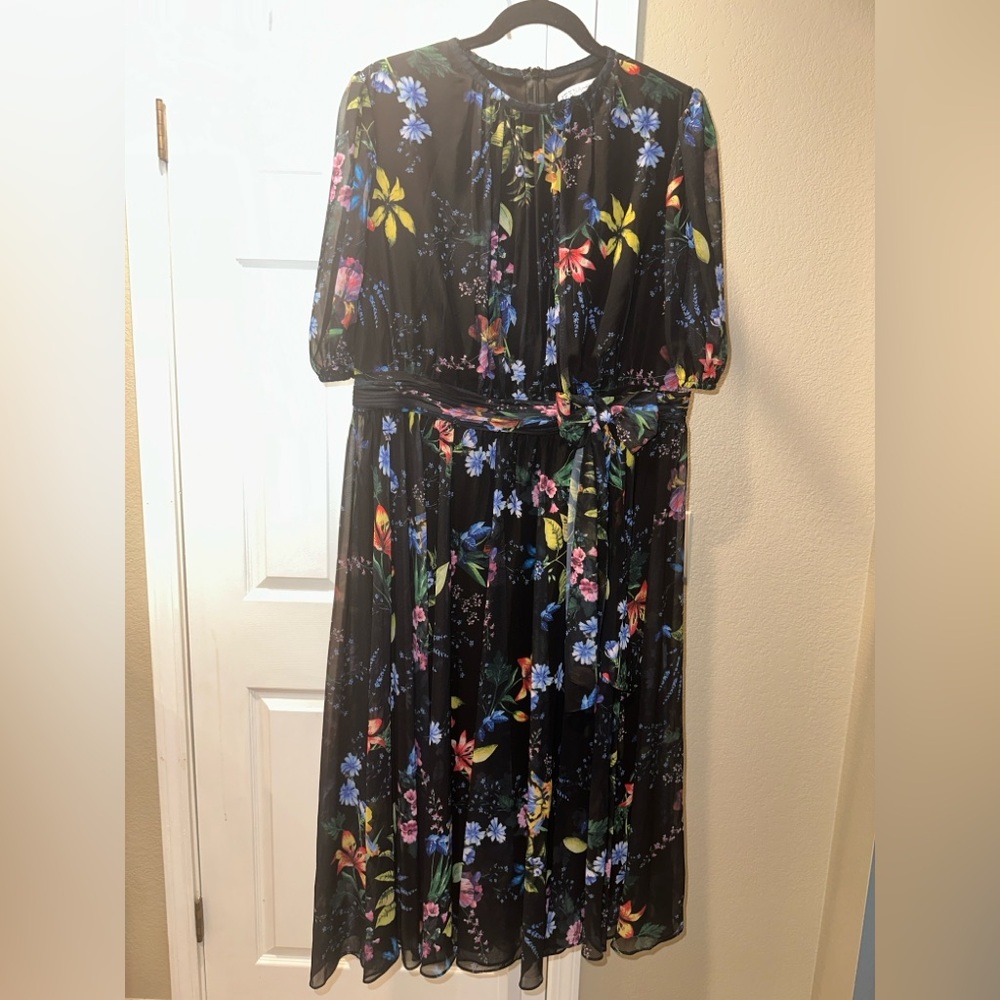Ieena for Mac Duggal Floral Dress